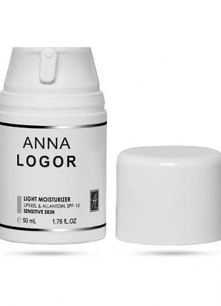 Легкий крем для чутливої шкіри anna logor light moisturizer for sensitive skin 50 мл (al671)