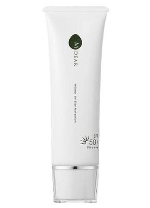 Минеральний сонцезахисний крем spf50+ uv silcy protection m-dear 50 г