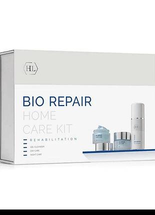 Набор holy land bio repair home care kit очищающий гель 150 мл + дневной крем 50 мл + ночной крем 50 мл