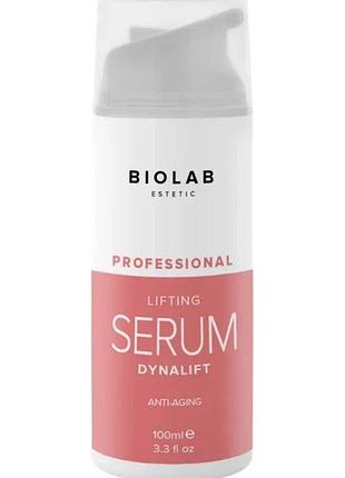 Ліфтингова сироватка dynalift lifting serum biolab estetic 100 мл