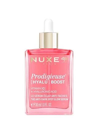 Буст сироватка nuxe prodigieuse hualu boost sérum éclat anti taches от пигментных плям 30 мл