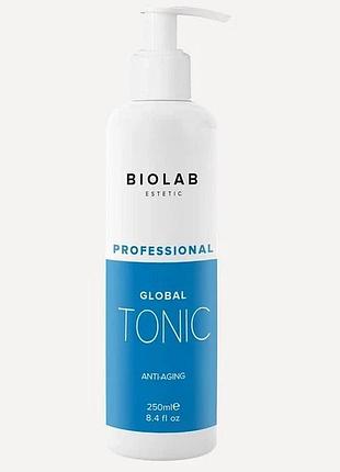 Тонік антивіковий з трипептидом мiдi antiaging tonic with copper tripeptide biolab estetic 250 мл