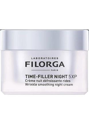 Крем проти зморшок нічний для обличчя filorga time-filler 5xp night 50 мл
