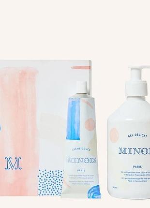 Набір minois essentials gift box гель для купання та крем