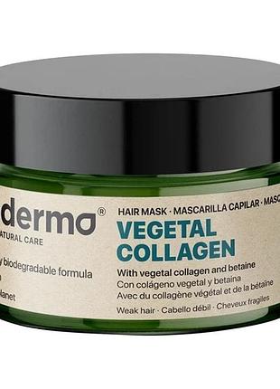 Маска ecoderma для ослабленого волосся з рослинним колагеном та біотином vegetal collagen 250 мл