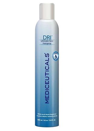 Невагомий лак для волосся оптимальної фіксації dri mediceuticals 350 мл