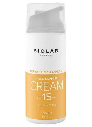 Крем cяйво spf15+ radiance cream biolab estetic 100 мл