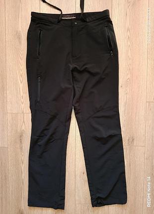 Треккинговые брюки софтшелл trespass duoskin softshell (размер s) / женские/мужские брюки для походов