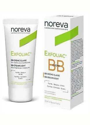 Матувальний тональний крем noreva exfoliac bb laboratoires exfoliac soin anti-imperfections 30 мл