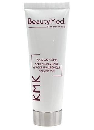 Крем-маска з гіалуроновою кислотою і пальмітоілом - 38, kmk anti - age hyaluronic mask beautymed 250 мл