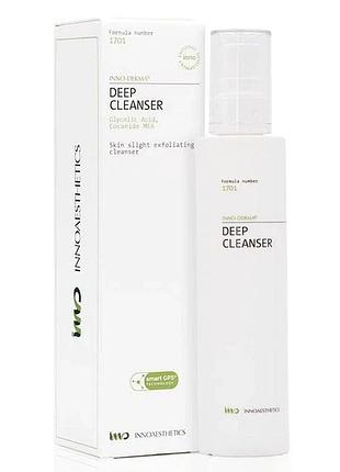 Глибоко очищувальний гель для жирної шкіри deep cleanser innoaesthetics 200 мл (id002)