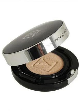 Зминний блок до кушона с золотою пудрою spf 50+ skin solution star cushion silver 15 г