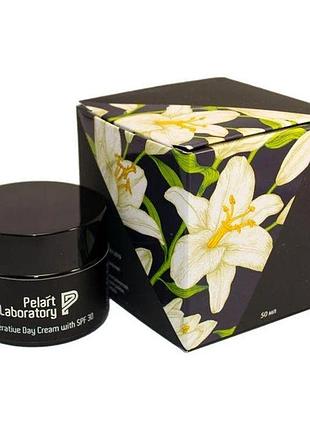 Видновлювальний крем з ефектом освитлення spf 30 pelart laboratory de lys blanc line regenerative 50 мл