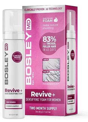 Піна проти випадіння волосся у жінок revive+ bosley 60 г