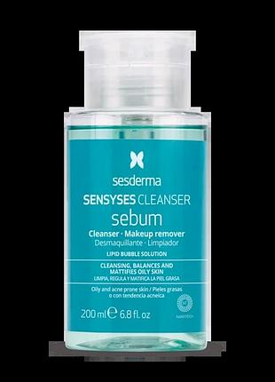 Очищувальний засіб для жирної та проблемної шкіри sesderma sensyses sebum cleanser 200 мл