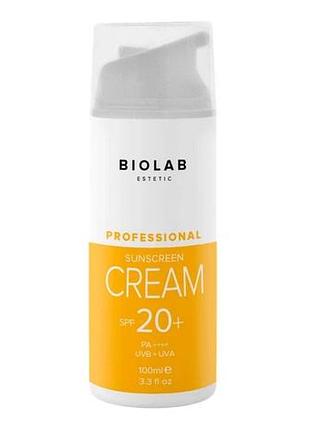 Сонцезахисний вв крем с spf20 biolab estetic 100 мл