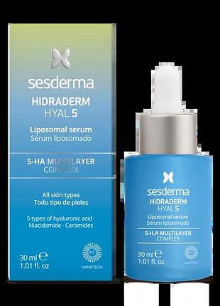 Сироватка для обличчя sesderma ультразволожувальна hidraderm hyal 5 serum 30 мл