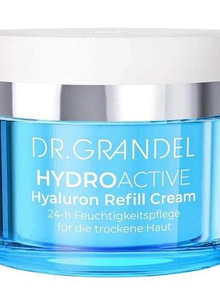 Увлажняющий легкий крем dr.grandel з гиалуроновой кислотою hyaluron refill cream 50 мл