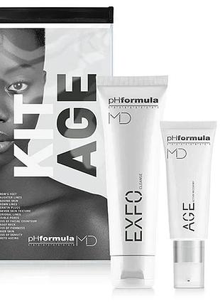 Набір для домашнього догляду антивіковий / md a.g.e. resurfacing kit phformula