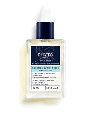 Фито розчин для кожи голови балансующий концентрат phyto polleine 30 мл