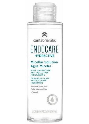 Гідроактивний міцелярний розчин cantabria labs із зволожуючою дією endocare hydractive micellar solution 100 мл