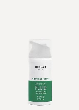 Антибактериальний флюид для проблемной кожи antibacterial fluid for problem skin biolab estetic 50 мл