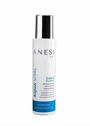 Зволожувальний тонізуючий лосьйон для обличчя 3d-aqua toner anesi lab 200 мл