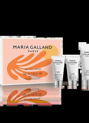 Набор для сяйва кожи сироватка крем та маска spring set lumin'eclat 561/540/581 maria galland paris
