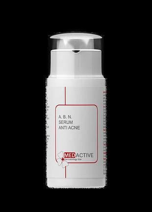 Протизапальна сироватка anti-acne medactive а.b.n. serum anti acne treatment serum, 30мл