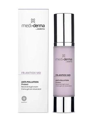 Антиоксидантний крем-гель medi+derma antioxidant facial gel cream 50 мл