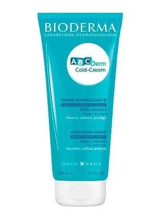 Колд-крем поживний для тела bioderma abcderm cold cream body 200 мл (28833b)