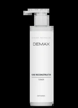 Тонік для жирної та комбінованої шкіри cleanse acne control toner demax 500 мл