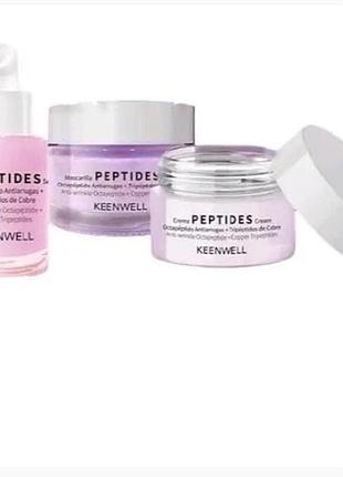 Набір для обличчя keenwell ritual peptides ліфтинг та відновлення пружності шкіри
