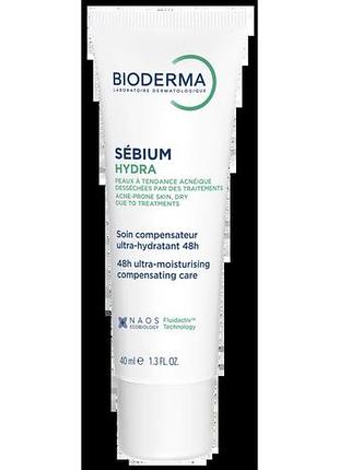 Крем bioderma sebium зволожующий hydra moisturizing cream 40 мл