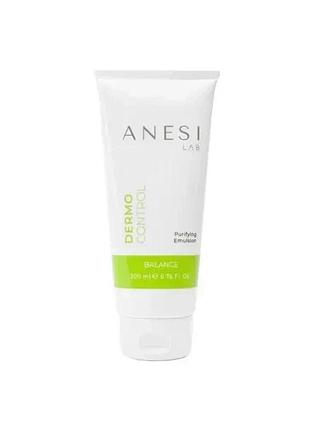 Матуючий зволожувальний крем емульсія purifying emulsion/ dermo emulsion purifiante anesi lab 200 мл (anesi 007)