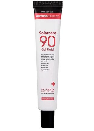 Сонцезахисний гель-флюид з витамином с solarcare 90 gel fluid thermoceutical 50 мл