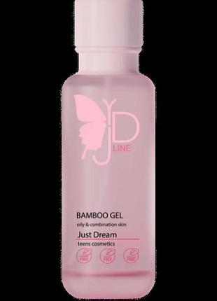 Гель для умывания для жирной та комбинированной кожи medactive jd line bamboo gel, 120 мл