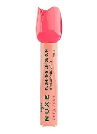 Сироватка для губ nuxe very rose plumping lip serum 8 мл