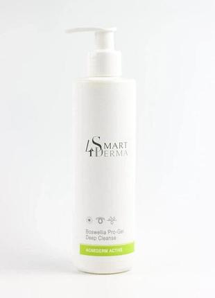 Гель очищаючий інтенсивний з босвелією smart4derma acne derm activе boswellia pro-gel deep cleanse 250 мл (400)