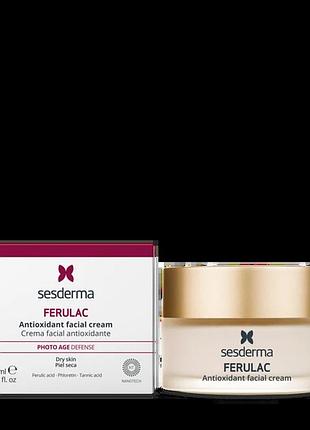 Липосомальний антиоксидантний крем sesderma ferulac antioxidant facial cream 50 мл