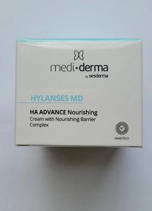 Крем зволожуючий живильний mediderma hylanses md ha advance 50 мл