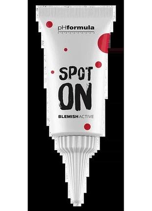 Протимікробний засіб швидкої дії для лікування акне spot on blemish active phformula 20 мл