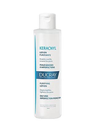 Дюкре керакніл очищуючий лосьйон ducray keracnyl lotion purifiante 200мл