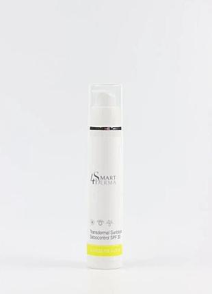 Крем для обличчя трансдермальний санблок spf 30 smart4derma acne derm active transdermal sunblock sebocontrol cream spf 30 50 мл