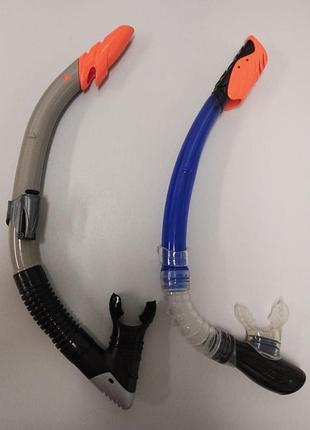 Трубки для плавания и сноркелинга intex / diving shark (2 шт)