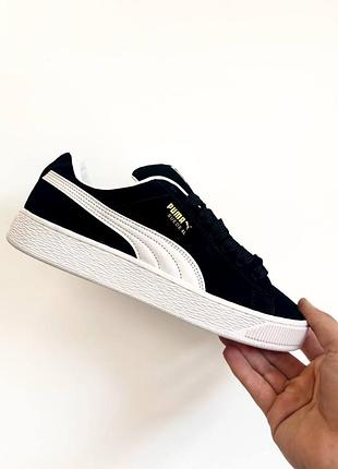 Кросівки puma suede xl black white