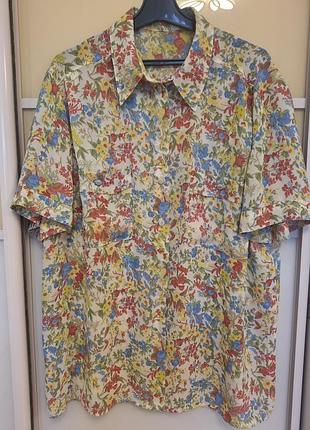 Летняя блуза-рубашка женская