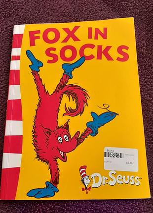 Дитяча книга «fox in socks» (лис у шкарпетках), написана всесвітньо відомим американським письменником та мультиплікатором доктором сьюзом (dr. seuss)