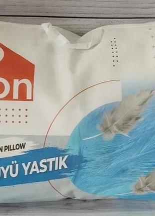 Пухова пишна подушка bio cotton 50х70см. туреччина
