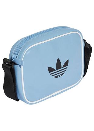 Сумка через плече adidas компактна, зі штучної шкіри, регульований ремінь, 13х19х4,5 см. (jx0232)